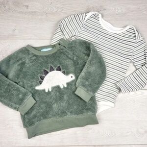 Pekkle Baby Dinosaur Top